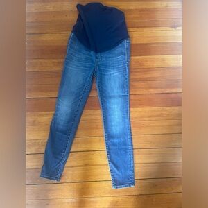 Madewell Skinny Maternity Blue Jeans Size 27